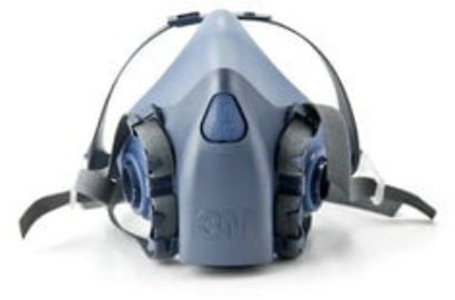 3M&trade; 硅胶半面型防护面罩 7502