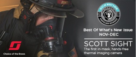 3M™ Scott™ Sight面罩式红外热成像系统安全认证