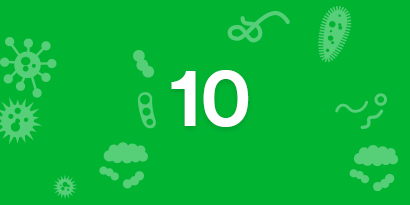 10 - Reduce skin microbes to reduce risk of contamination 
