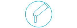 Dental composite capsule icon