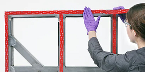 Panel to frame attachment for small and large signage applications
