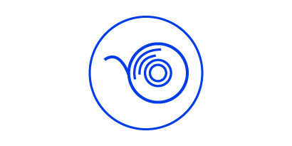 Icon of tape in a circle for 3M plastic part masking
