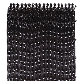 3M™ Dual Lock™ 蘑菇搭扣的茎杆密度特写。