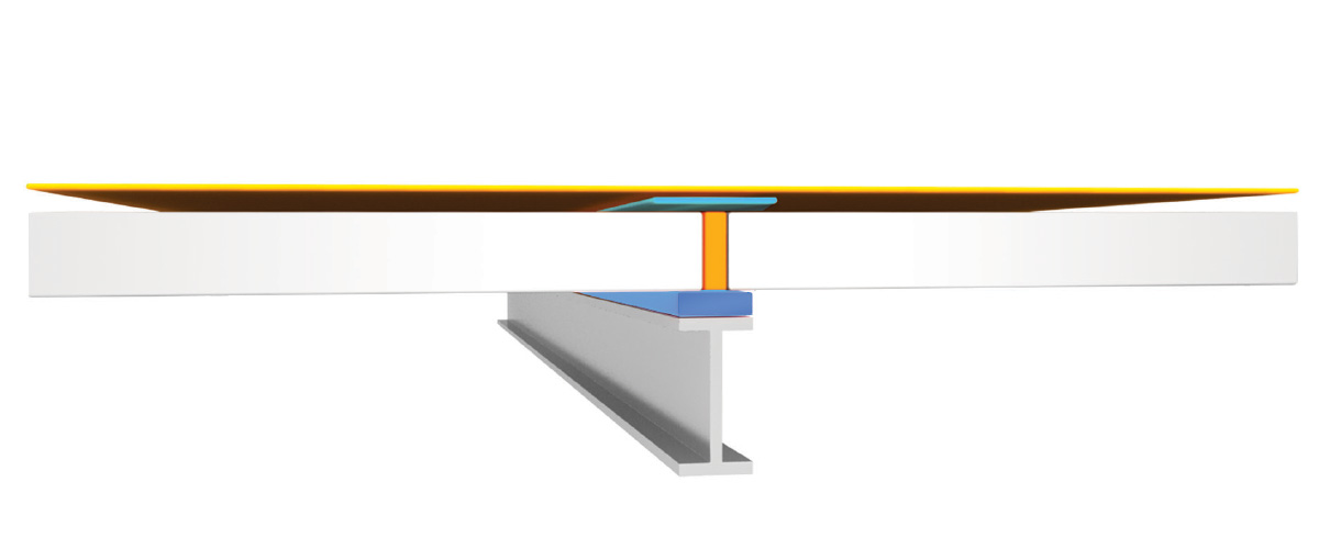 A diagram of an airplane floor beam and boards illustrates the 3M Aircraft Corrosion Prevention System.
