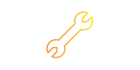 Icon of a double-ended wrench
