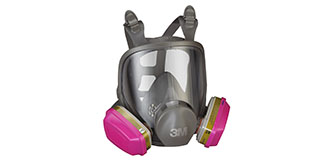 3M 6800硅胶半面型防护面罩
