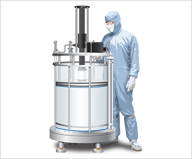 Older solutions for AEX polishing columns requiring a much larger footprint.
