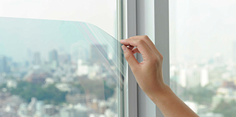 Application of energy saving window film
