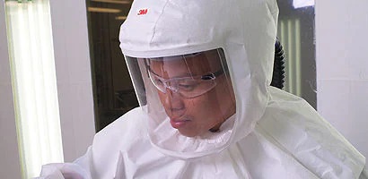 动力送风过滤式呼吸器硬头盔与软头罩
