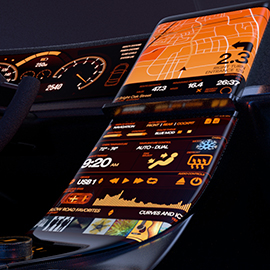 ﻿汽车显示器和光学传感器的光学解决方案