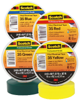 Scotch™ 35#优质相色PVC绝缘胶带