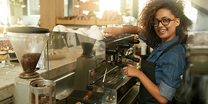 barista improving drink taste with water quality enhancements
