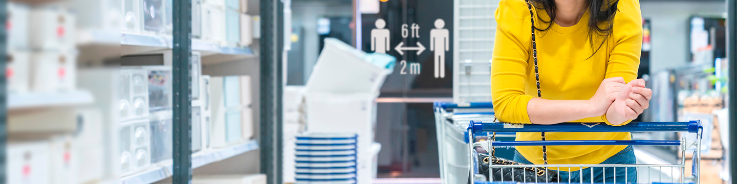 Woman Walking Near Clean Surfaces
