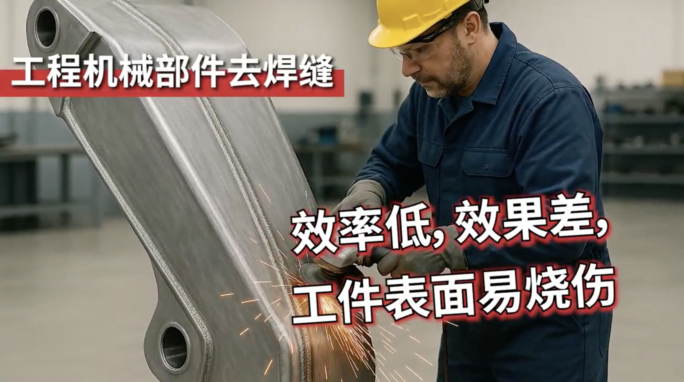 工程机械制造焊装车间-去焊缝打磨