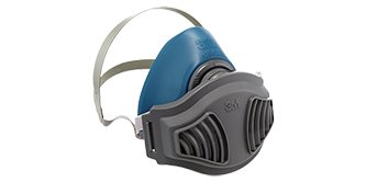 3M HF-50硅胶半面型防护面罩
