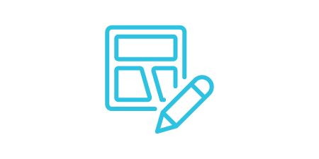 设计和隐藏图标：一支铅笔和一张纸。
