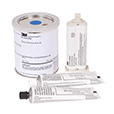 Image showcasing a variety of 3M Scotch-Weld Epoxy Adhesives including tube application and bulk container