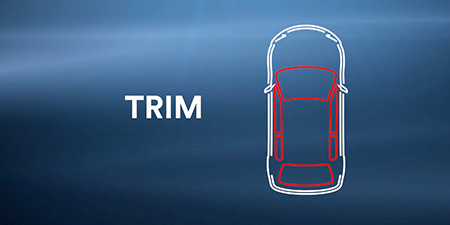 汽车的轮廓（饰件突出显示）
