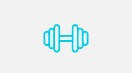 Graphic of weightlifting dumbbells