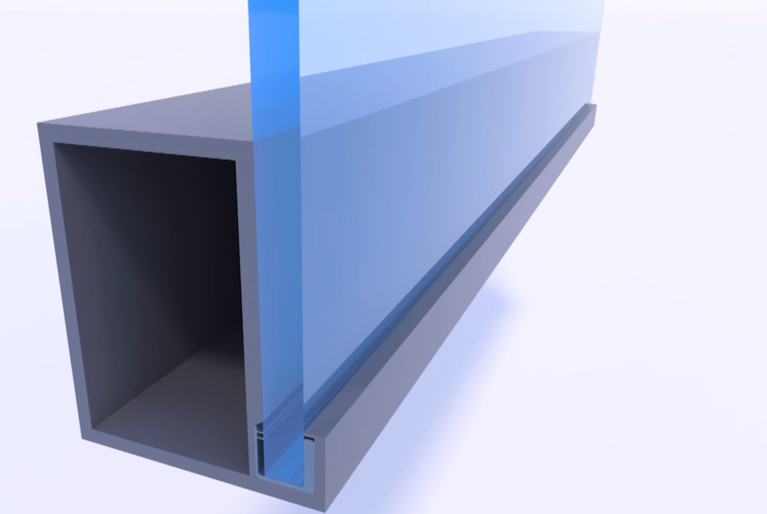 PVC卡条组装工艺铝型材结构的重新设计