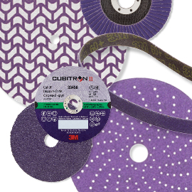 Cubitron II's family of PSG Abrasive Discs, Wheels, Belts