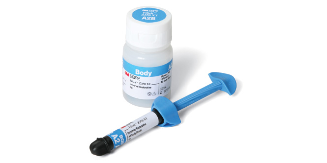 3M™ Filtek™ Supreme Ultra Universal Restorative bottle and capsule
