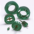 A variety of example gear sizes coated in Powder Resins