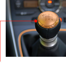 Image of a gear shift knob