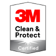 3M clean and protect certified badge