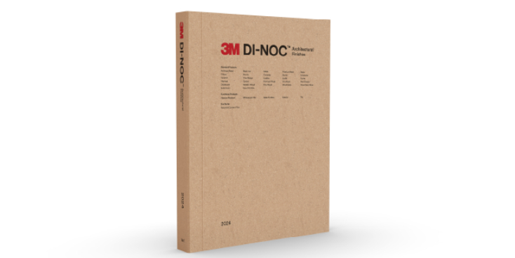 白色背景下的3M™ DI-NOC™ 特耐装饰贴膜产品册

