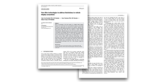 新膜技术解决车辆显示生态系统中的局限性PDF。