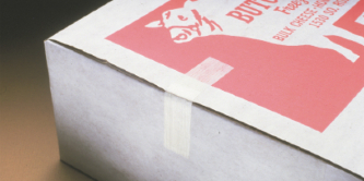 Image of filament tape used on packaging boxes
